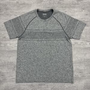 RHONE Shirt Mens Large Gray Celliant Short Sleeve Tee Running Training Gym Adult